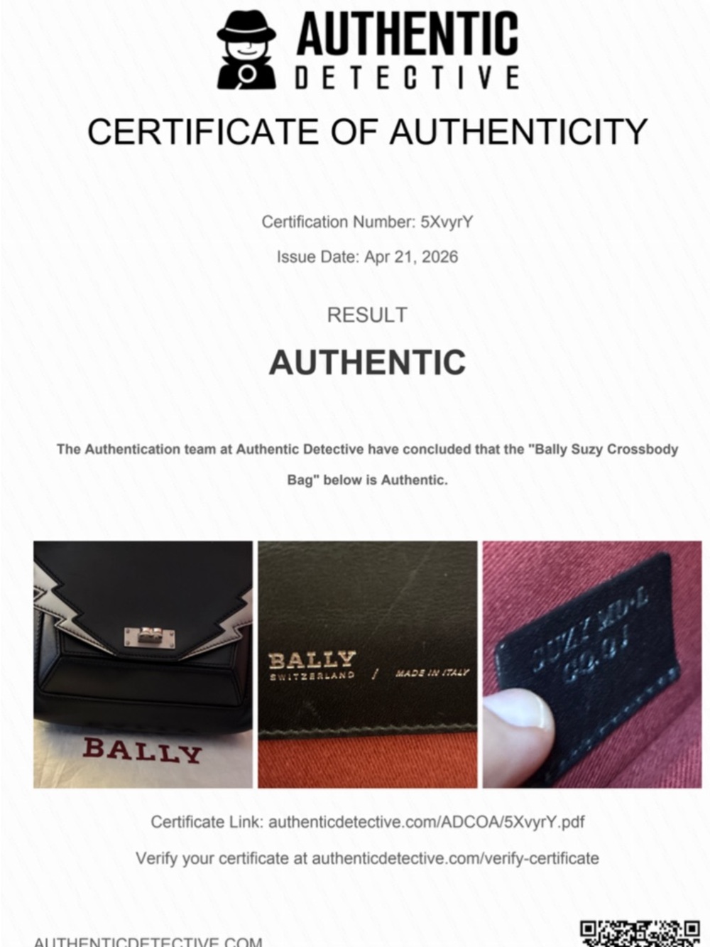 Bally Suzy Lightning Bolt Crossbody Chain Bag! - Picture 15 of 15
